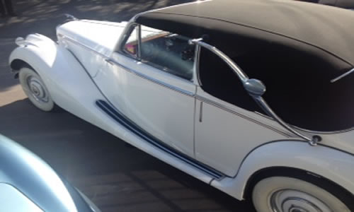 This car was chauffeur driven for Queen Elizabeth during a visit to Australia in the early 50's.